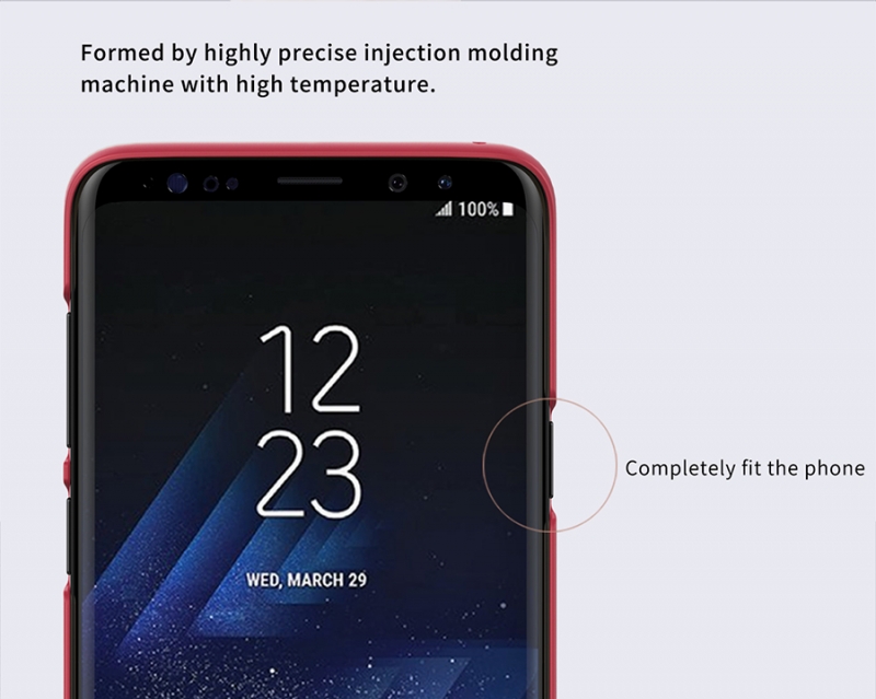 Ốp Lưng Samsung Galaxy S9 Plus Hiệu Nillkin Sần được làm bằng nhựa Polycarbonat có khả năng đàn hồi tốt, không bị giòn và khả năng chống trầy xước tốt trong nhưng va chạm.
